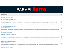 Tablet Screenshot of paraelexito.blogspot.com