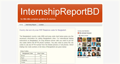 Desktop Screenshot of internshipreportbd.blogspot.com