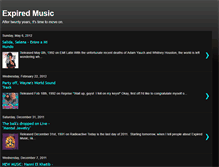 Tablet Screenshot of expiredmusic.blogspot.com