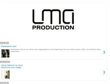 Tablet Screenshot of lmaproduction.blogspot.com