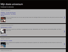 Tablet Screenshot of mijndosisuniversum.blogspot.com
