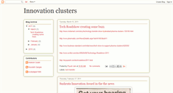 Desktop Screenshot of innovationclusters.blogspot.com