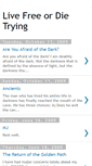 Mobile Screenshot of live-free-or-die-trying.blogspot.com