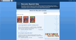 Desktop Screenshot of descubrespanishhelp.blogspot.com