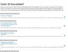 Tablet Screenshot of calleridunavailable.blogspot.com
