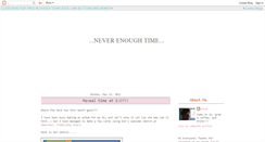 Desktop Screenshot of neverenoughtime-helen.blogspot.com