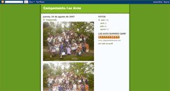 Desktop Screenshot of campamentolasaves.blogspot.com