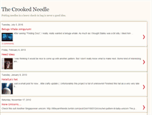 Tablet Screenshot of crookedneedle.blogspot.com