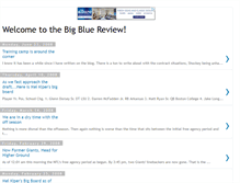 Tablet Screenshot of bigbluereviewpodcast.blogspot.com