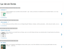 Tablet Screenshot of lavieenlivres.blogspot.com