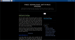 Desktop Screenshot of free-antivirus-iphone.blogspot.com