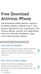 Mobile Screenshot of free-antivirus-iphone.blogspot.com