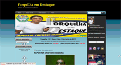 Desktop Screenshot of forquilhaemdestaque.blogspot.com