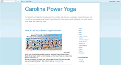 Desktop Screenshot of carolinapoweryoga.blogspot.com