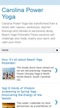 Mobile Screenshot of carolinapoweryoga.blogspot.com