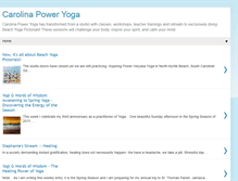 Tablet Screenshot of carolinapoweryoga.blogspot.com