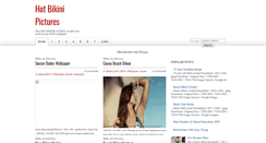 Desktop Screenshot of hotbikinipictures.blogspot.com