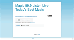 Desktop Screenshot of magic-899-live.blogspot.com