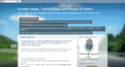 Desktop Screenshot of investor-ideas.blogspot.com