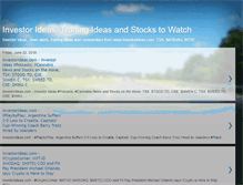 Tablet Screenshot of investor-ideas.blogspot.com