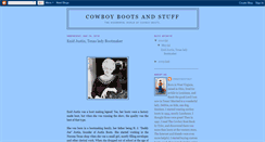 Desktop Screenshot of cowboy-boots-and-stuff.blogspot.com