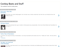 Tablet Screenshot of cowboy-boots-and-stuff.blogspot.com