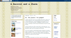 Desktop Screenshot of ahaircutandashave.blogspot.com