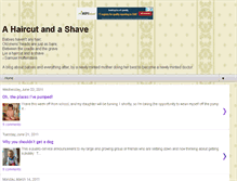 Tablet Screenshot of ahaircutandashave.blogspot.com