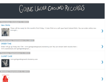 Tablet Screenshot of goingundergroundrex.blogspot.com