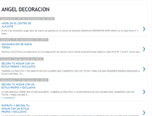 Tablet Screenshot of angeldecoracion.blogspot.com