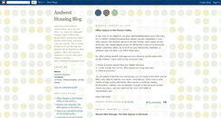 Desktop Screenshot of amhersthousing.blogspot.com