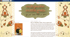 Desktop Screenshot of magneticmatthews.blogspot.com