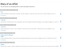Tablet Screenshot of diaryofanaffair.blogspot.com
