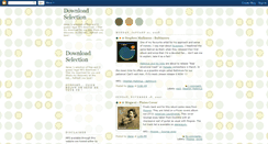Desktop Screenshot of downloadselection.blogspot.com