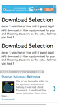 Mobile Screenshot of downloadselection.blogspot.com