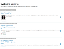 Tablet Screenshot of cyclinginwichita.blogspot.com