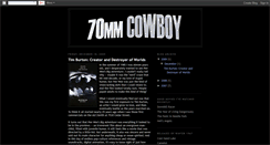 Desktop Screenshot of 70mmcowboy.blogspot.com