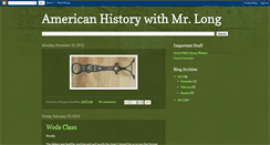 Desktop Screenshot of americanhistorywithmrlong.blogspot.com