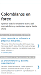 Mobile Screenshot of colombianosenforex.blogspot.com