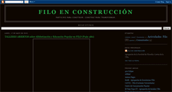 Desktop Screenshot of filoenconstruccion.blogspot.com