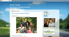 Desktop Screenshot of joeandmichelledavisfamily.blogspot.com