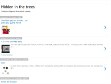 Tablet Screenshot of hiddeninthetrees.blogspot.com