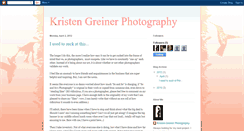 Desktop Screenshot of kristengreinerphotography.blogspot.com