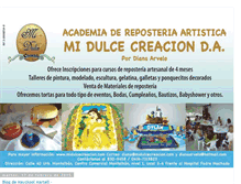 Tablet Screenshot of midulcecreacion.blogspot.com