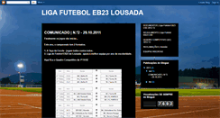 Desktop Screenshot of ligafuteboleb23lousada.blogspot.com