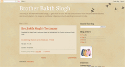 Desktop Screenshot of brotherbakthsingh.blogspot.com