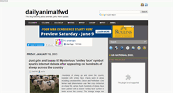 Desktop Screenshot of dailyanimalfwd.blogspot.com