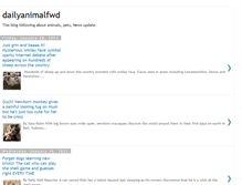 Tablet Screenshot of dailyanimalfwd.blogspot.com