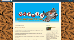 Desktop Screenshot of darwinthebrownbaron.blogspot.com