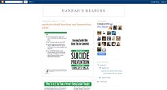 Desktop Screenshot of hannahsreasons.blogspot.com